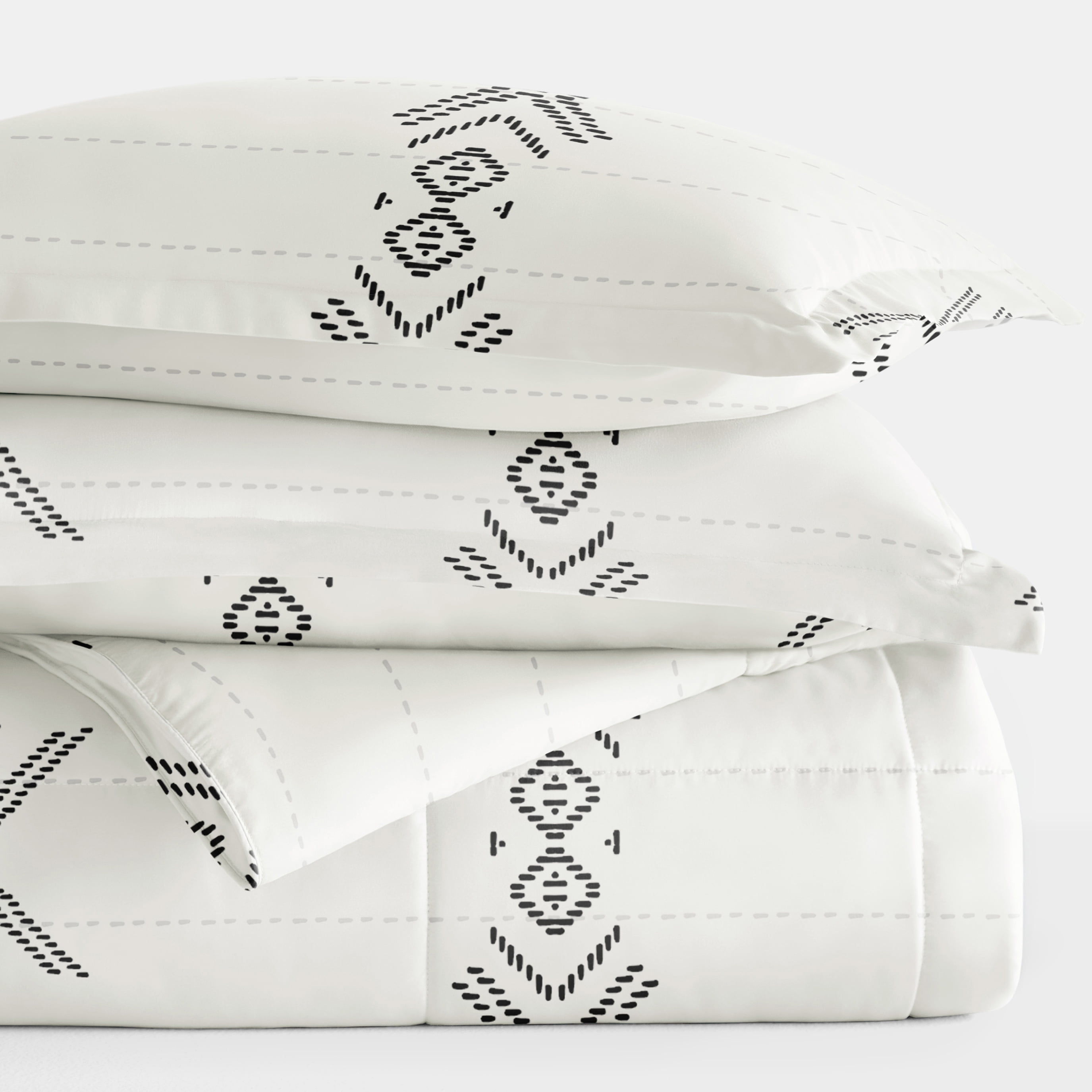 All Season Ultra Soft Comforter Set Down-Alternative Bedding in Southwestern Stitch for Twin/Twin XL Size by Comfort Canopy