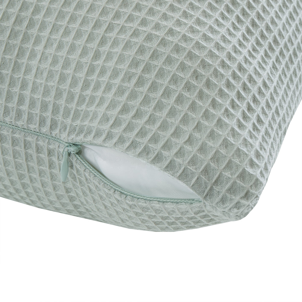 Mainstays Body Pillowcase – Waffle Weave – Light Green – 20"x52" – 1 Pack
